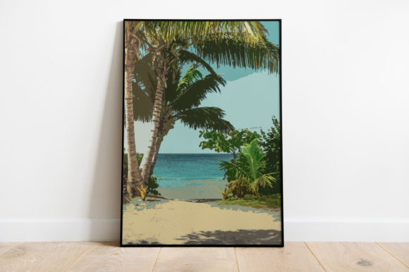 Beach Coconut Palm View Watercolor Illustrations: A Designer’s Real-World Review
