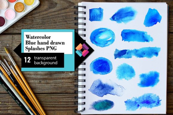 Watercolor Blue Splashes in Embroidery: A Designer’s Real-World Test