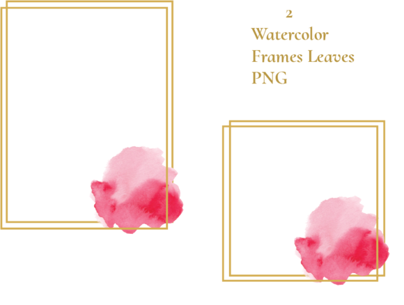 Watercolor Frames Texture: Illustrations That Elevate Branding and Marketing Visuals