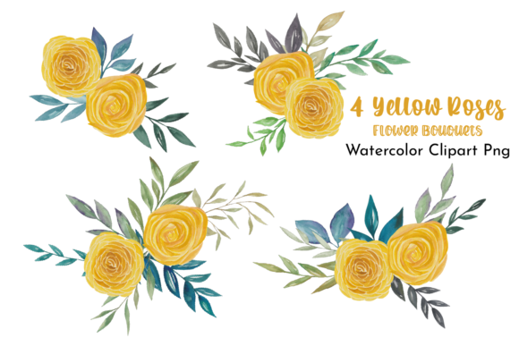 Watercolor Yellow Roses Flower Bouquets: A Designer’s Real-World Review